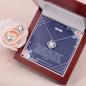 Love Knot Earring & Necklace Set - Happy Mother's Day