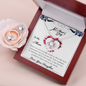 Love Knot Earring & Necklace Set - Happy Mother's Day