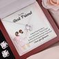 Love Knot Earring & Necklace Set - Wedding Gift For Friend