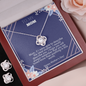 Love Knot Earring & Necklace Set - Happy Mother's Day