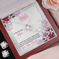 Love Knot Earring & Necklace Set - Happy Mother's Day