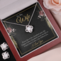Love Knot Earring & Necklace Set - To Wife