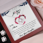 Love Knot Earring & Necklace Set - Happy Mother's Day