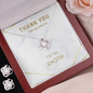 Love Knot Earring & Necklace Set - Thank You Gift For Bridal Party