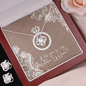 Love Knot Earring & Necklace Set - Matron of Honor Proposal