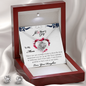 Love Knot Earring & Necklace Set - Happy Mother's Day