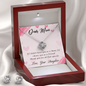 Love Knot Earring and Necklace Set -Choose You as a Friend