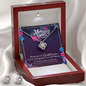 Love Knot Earring & Necklace Set - Sweet As A flower