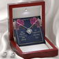 Love Knot Earring and Necklace Set - Happiest Days of my Life