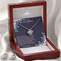 Love Knot Necklace and Earring Set Christmas Gift For Daughter
