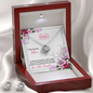 Love Knot Earring & Necklace Set - Happy Mother's Day