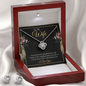 Love Knot Earring & Necklace Set - To Wife