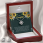 Love Knot Earring and Necklace Set - Your Strength Inspires Me
