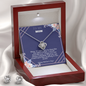 Love Knot Earring & Necklace Set - Happy Mother's Day
