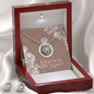 Love Knot Earring & Necklace Set - Matron of Honor Proposal