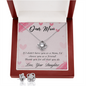 Love Knot Earring and Necklace Set -Choose You as a Friend