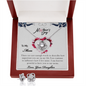 Love Knot Earring & Necklace Set - Happy Mother's Day