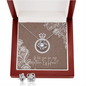 Love Knot Earring & Necklace Set - Matron of Honor Proposal