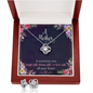 Love Knot Earring and Necklace Set - A Mother