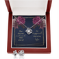 Love Knot Earring and Necklace Set - Happiest Days of my Life