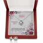 Love Knot Earring & Necklace Set - Happy Mother's Day