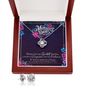 Love Knot Earring & Necklace Set - Sweet As A flower