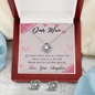 Love Knot Earring and Necklace Set -Choose You as a Friend