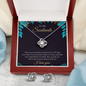 Love Knot Earrings and Necklace Set