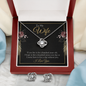 Love Knot Earring & Necklace Set - To Wife