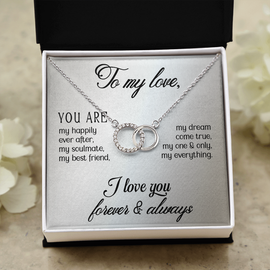 Perfect Pair Necklace - To My Love