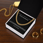 Cuban Link Chain - Husband Father's Day Gift