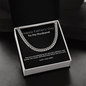Cuban Link Chain - Husband Father's Day Gift