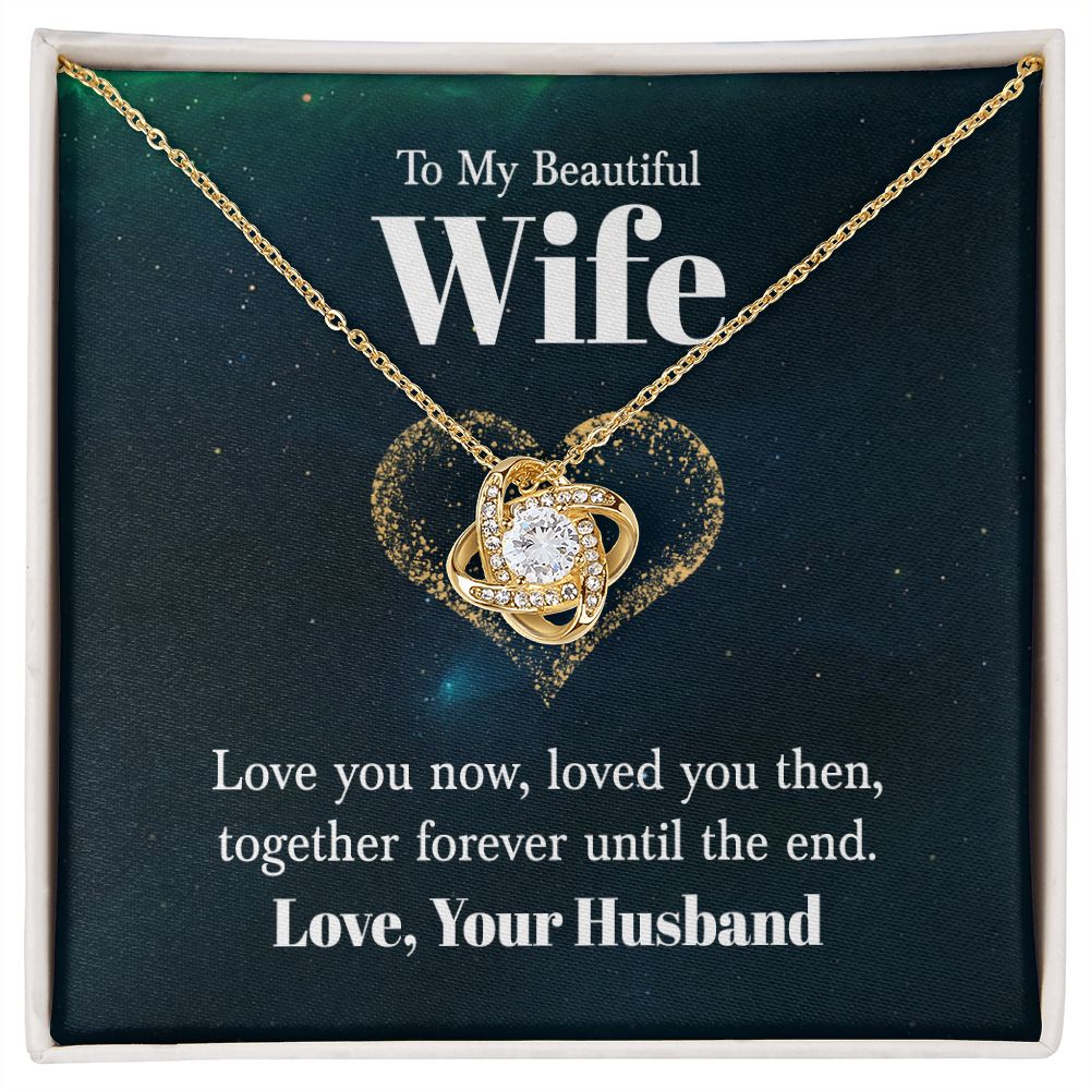 Love Knot Necklace - To My Wife