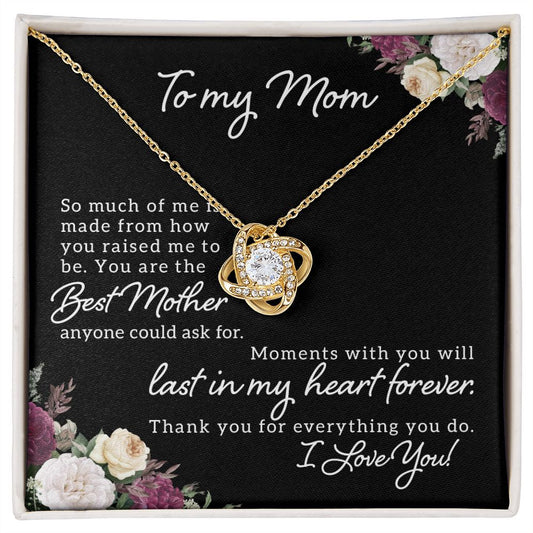 Love Knot Necklace - To Mom