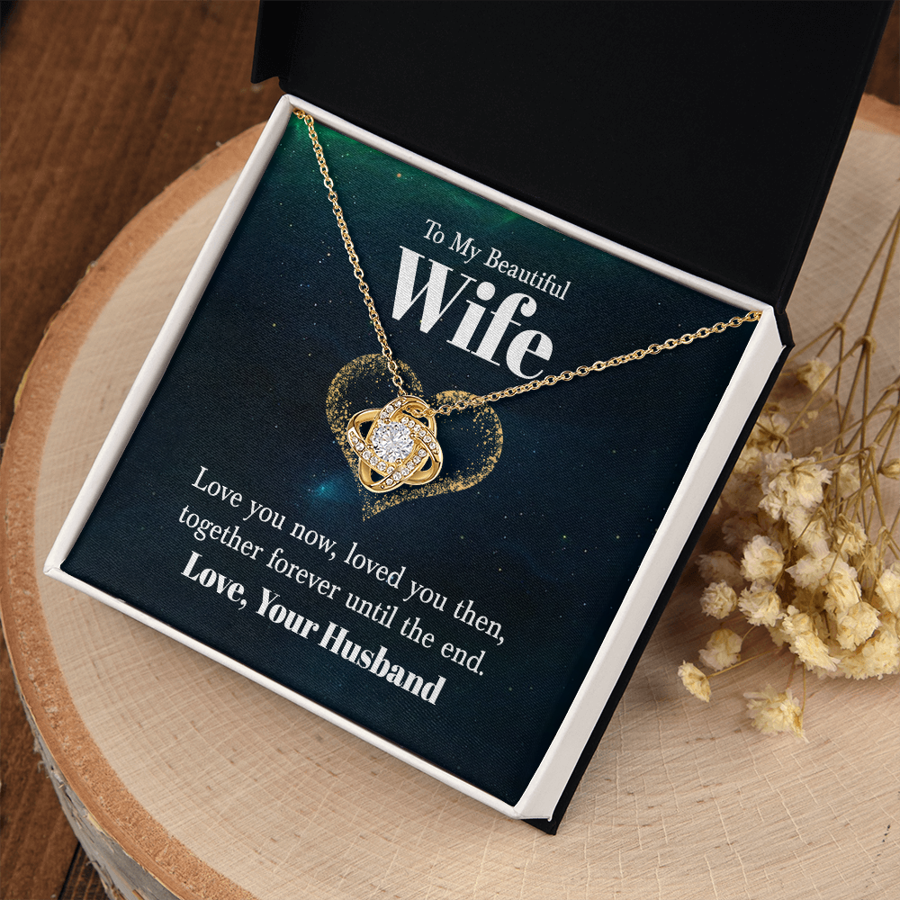 Love Knot Necklace - To My Wife