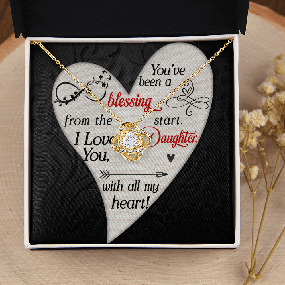 Love Knot Necklace - To Daughter
