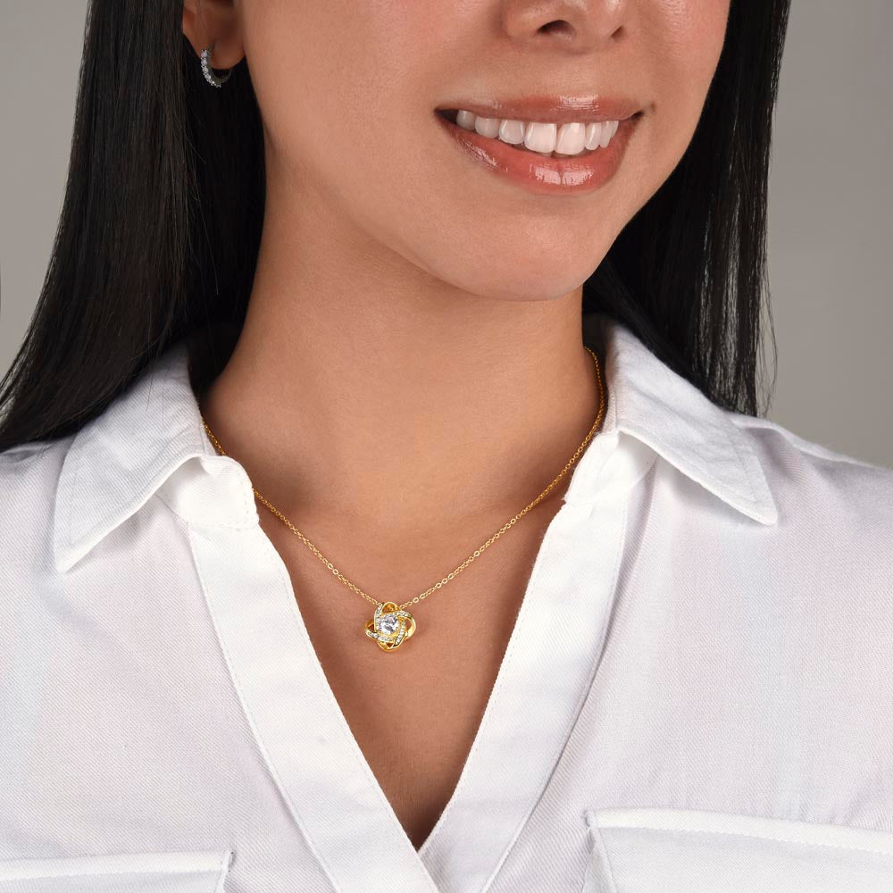 Love Knot Necklace For Bride (Daughter)