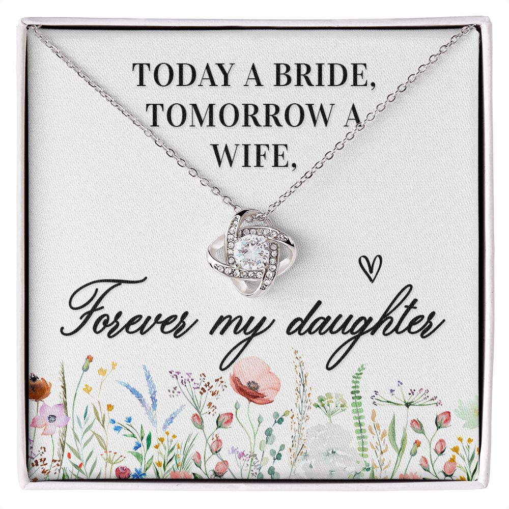 Love Knot Necklace For Bride (Daughter)