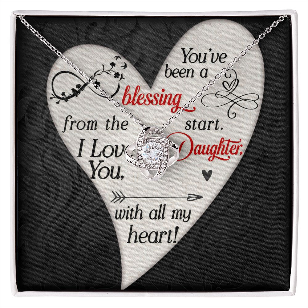 Love Knot Necklace - To Daughter