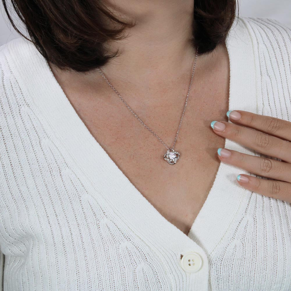 Love Knot Necklace - To My Wife