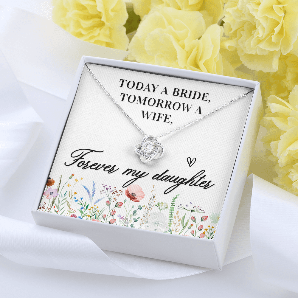 Love Knot Necklace For Bride (Daughter)