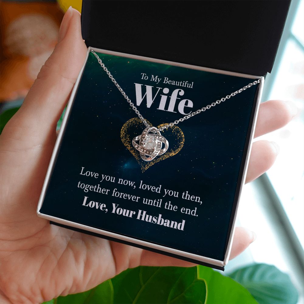 Love Knot Necklace - To My Wife