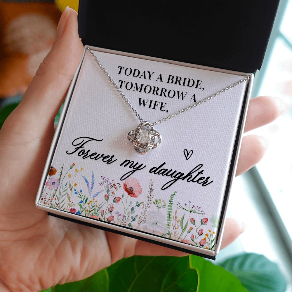 Love Knot Necklace For Bride (Daughter)