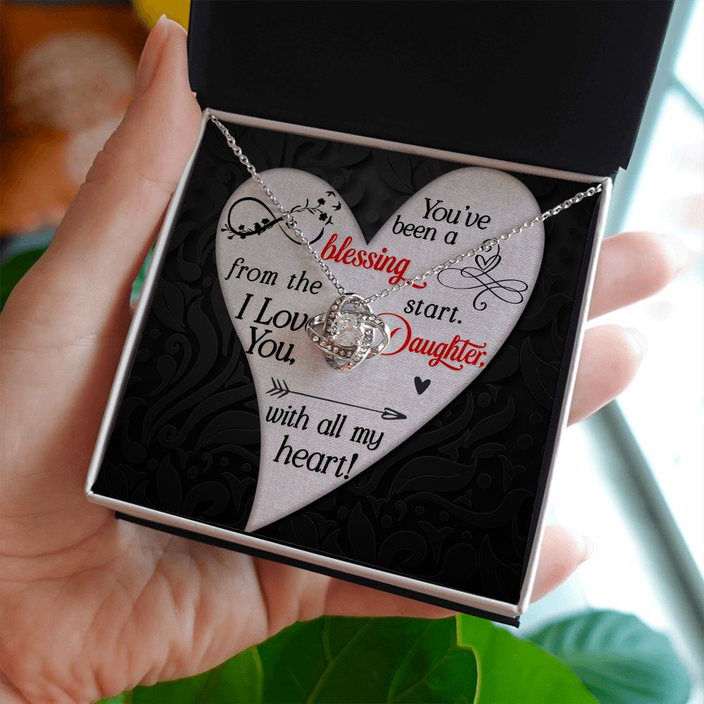 Love Knot Necklace - To Daughter