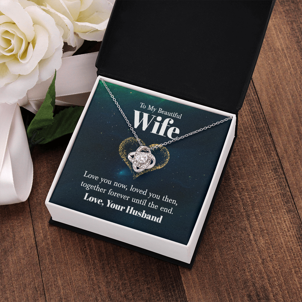 Love Knot Necklace - To My Wife