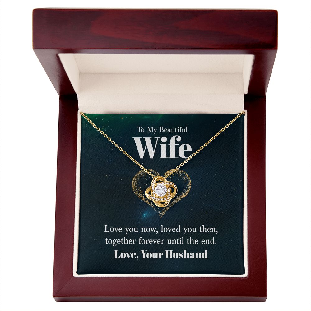 Love Knot Necklace - To My Wife