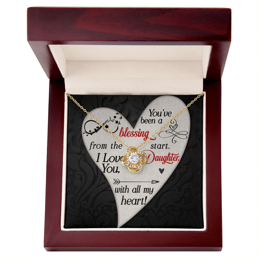 Love Knot Necklace - To Daughter
