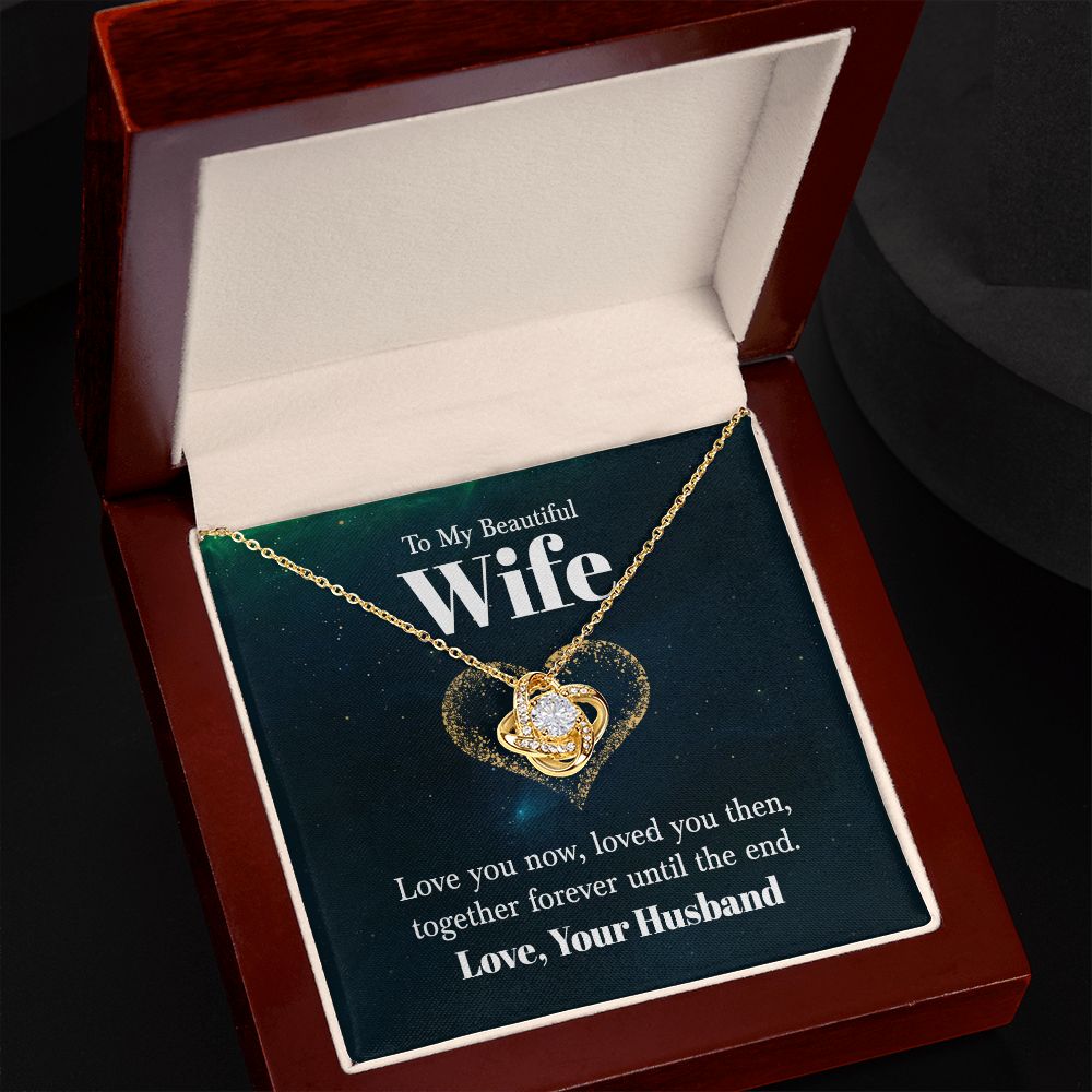 Love Knot Necklace - To My Wife
