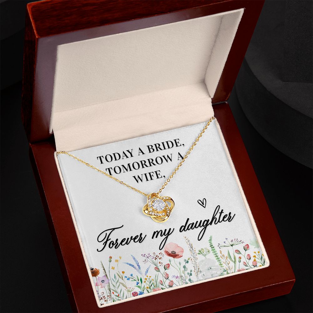 Love Knot Necklace For Bride (Daughter)