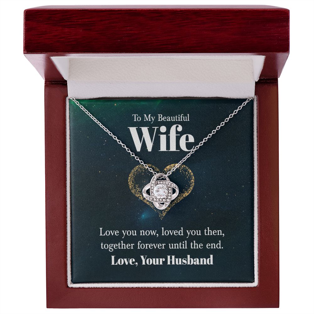 Love Knot Necklace - To My Wife